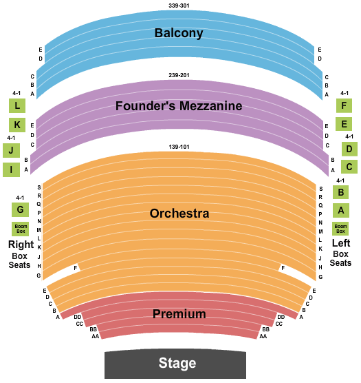 Mccallum Theatre Mamma Mia! Seating Chart